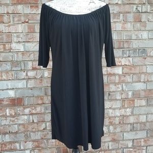 Tiana B. Black Off-Shoulder Dress